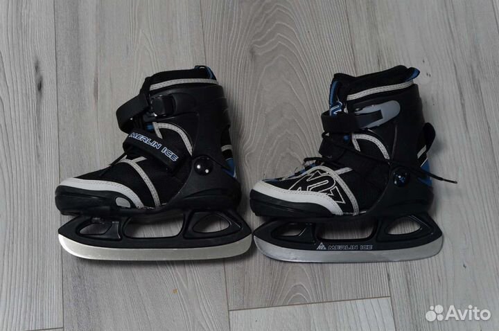 Раздвижные ледовые коньки K2 merlin JR ICE