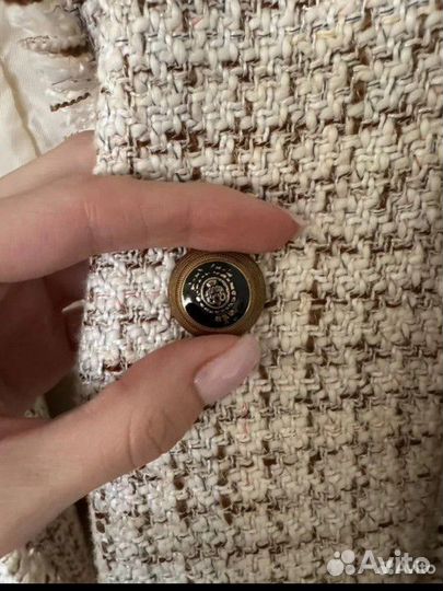 Пиджак твидовый