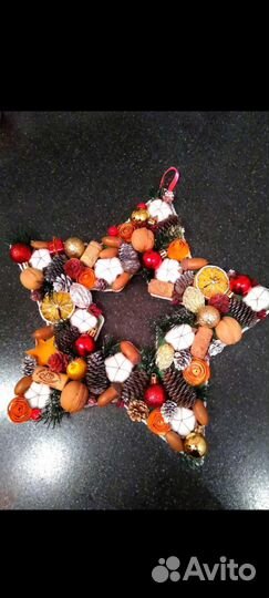 Подарок ручной работы. Подвеска звезда