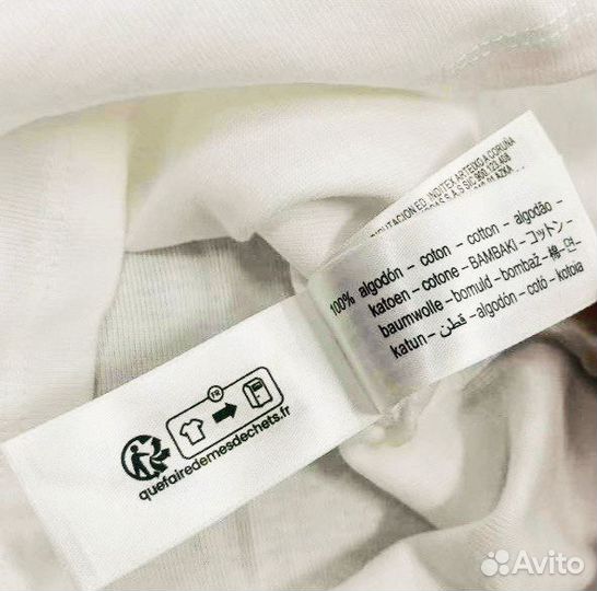 Футболка белая базовая Zara