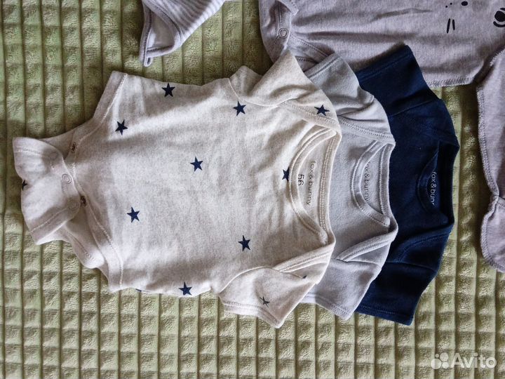 Вещи пакетом для мальчика новорождённого 56