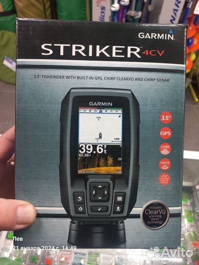 Эхолот garmin striker plus 4cv