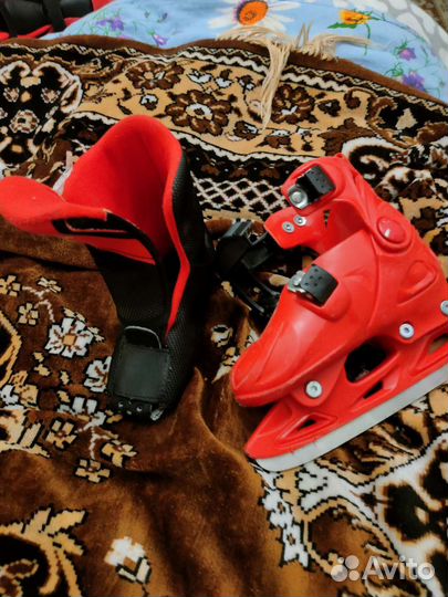 Коньки детские раздвижные 27-30 Nordway click