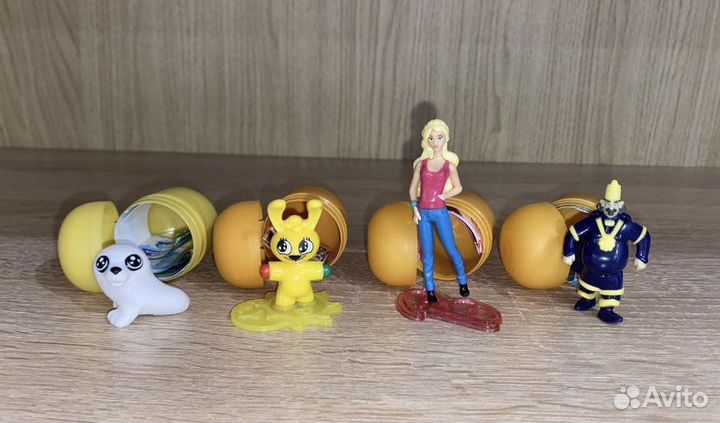 3 Игрушки из разных яиц