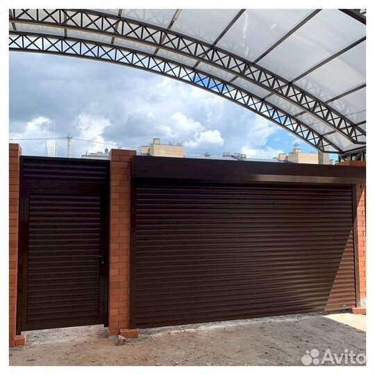 Ворота алютех роллетные