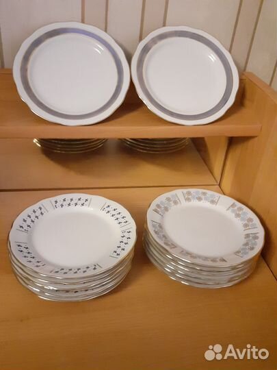 Новые тарелки 17.5см. 14шт, Дулево