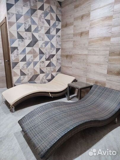 Шезлонги из искусственного ротанга