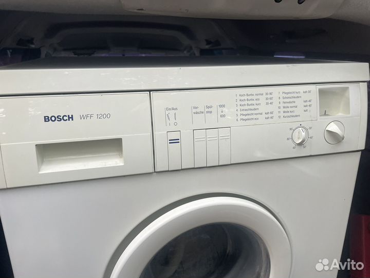 Стиральная машина bosch WFF 1200 двигатель