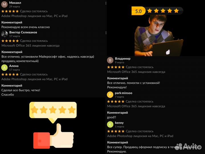Adobe Creative Cloud лицензия подписка