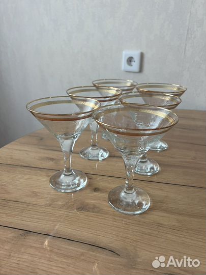 Бокалы Гусь Хрустальный фужеры новые в упаковке