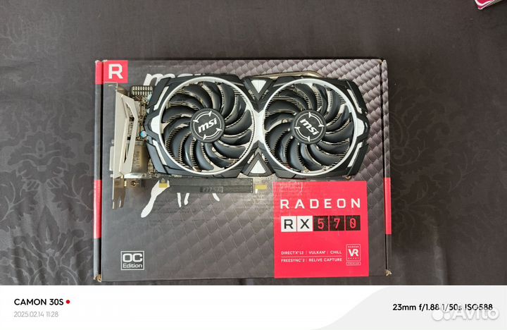 Видеокарта rx570 8gb