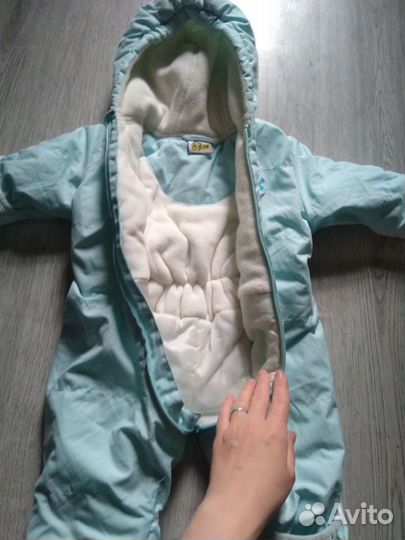 Комбинезон демисезонный на 3-6 месяцев