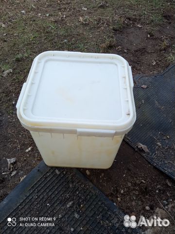 Ёмкость из под мёда (куб)