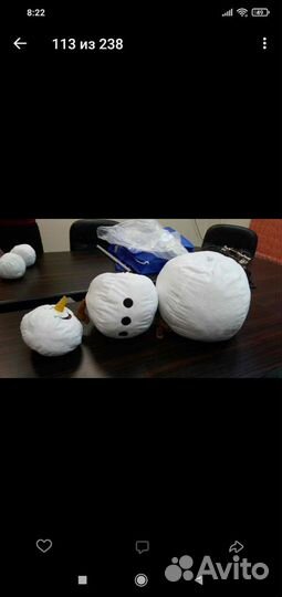 Большой Снеговик аниматорам/супер подарок