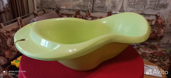 Ванночка детская с антискользящим дном