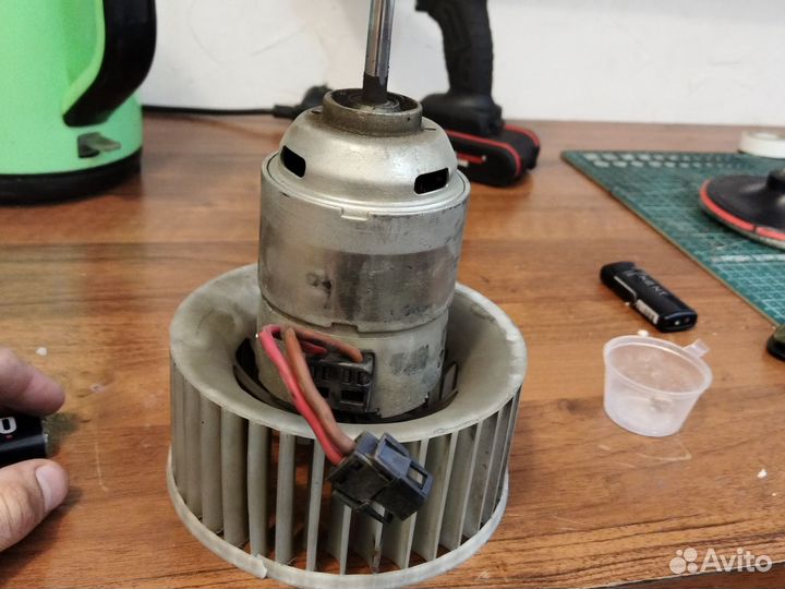 Моторчик печки e46