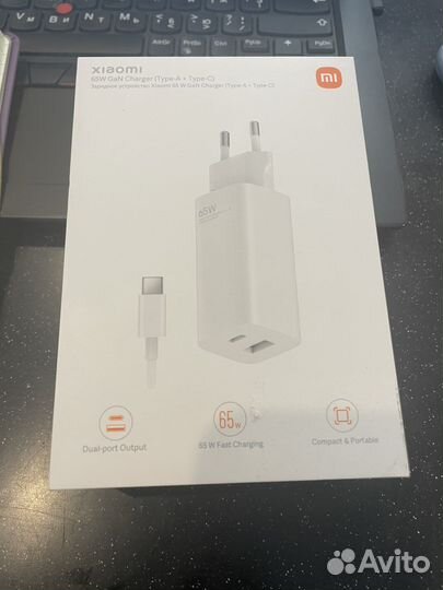 Зу xiaomi для телефона, ноутбука, планшета