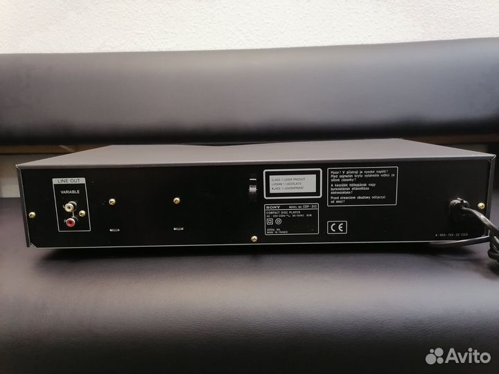 CD-проигрыватель Sony cdp-313