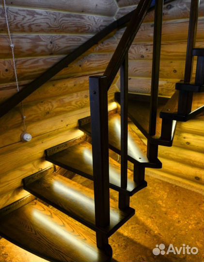 Подсветка лестницы с датчиками движения