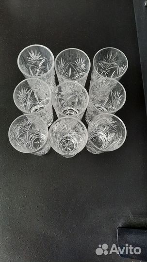Набор Стопки хрустальные СССР
