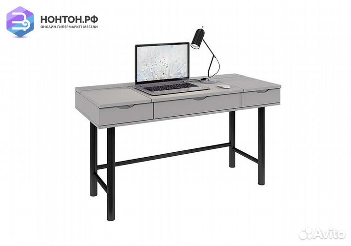 Стол Polini kids Mirum серый