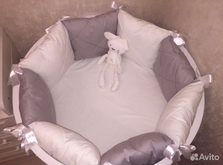 Бортики в детскую кроватку 12 подушек