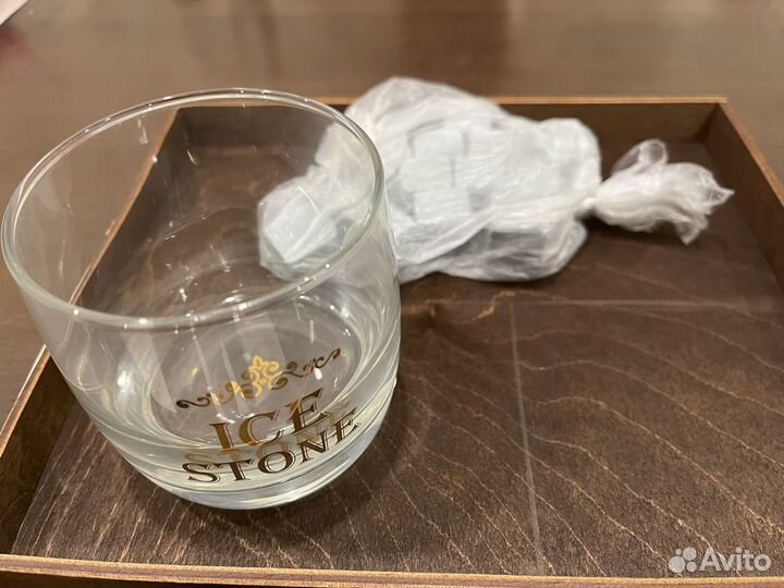 Подарочный набор бокалы плюс камни для вина