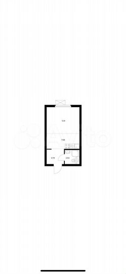 Квартира-студия, 26 м², 18/33 эт.