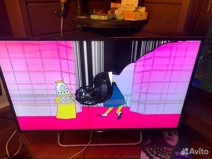 Телевизор Sony KDL 40w705c с битой матрицец