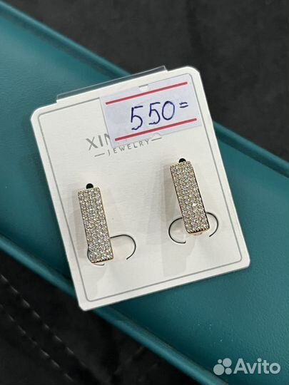 Серьги из мед сплава