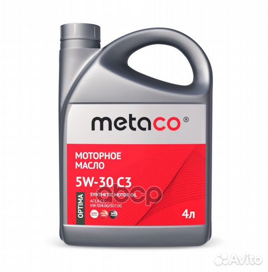 Metaco OIL Optima 5W30 SN/CF C3 Масло моторное