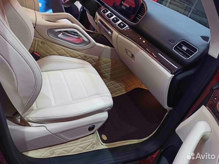 3Д (3D) коврики из экокожи Mercedes Benz GL