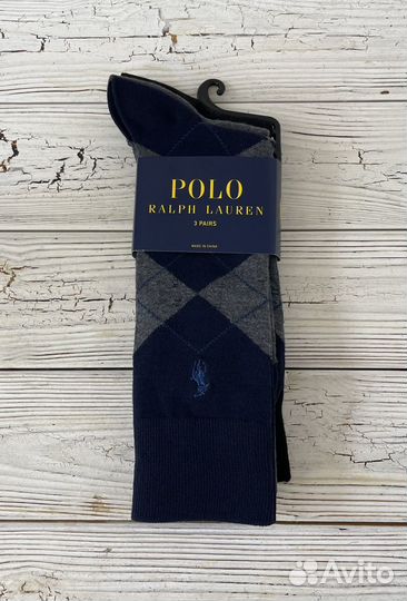 Новые Мужские Носки Polo Ralph Lauren Оригинал