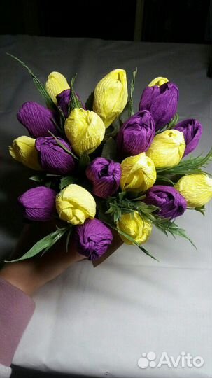 Тюльпаны с конфетами подарок