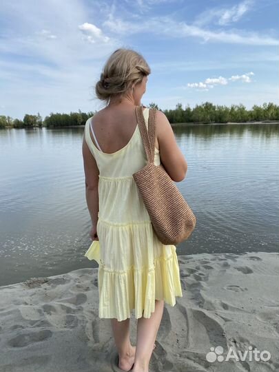 Модная авоська из рафии