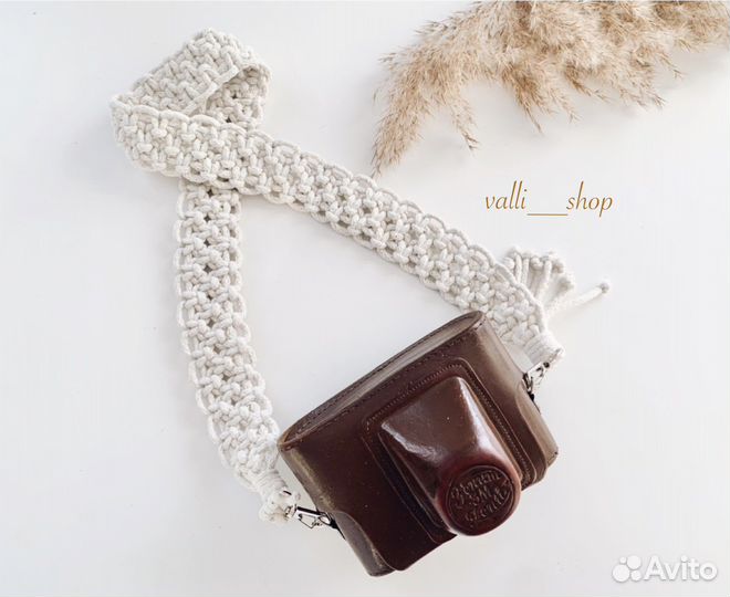 Ремешок-макраме для сумки/фотоаппарата