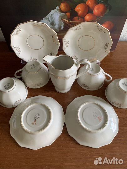 Кофейные пары и молочник Рубенс Старая Рига