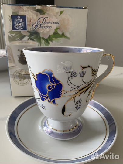 Чайная пара Дулевский фарфор
