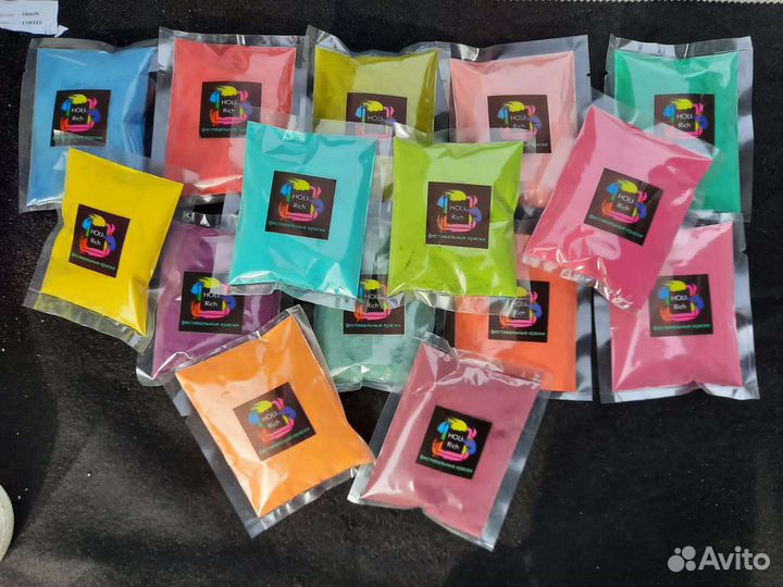 Краски holi rich, порошок холи 100 гр