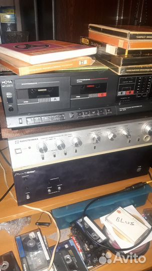 Радиотехника уп 001 + усилитель 80 watt