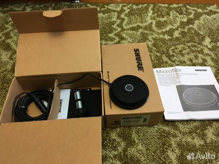 Микрофон shure MX396/C-dual