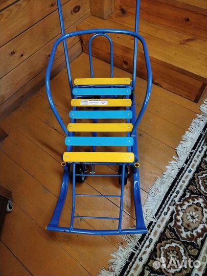 Детские санки на колесах