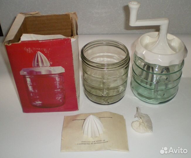 Кремовзбивалка СССР + запасная ёмкость