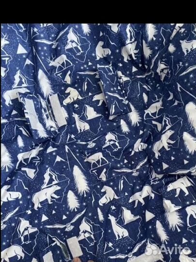 Зимний конверт в коляску и варежки