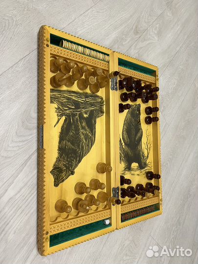 Нарды и шахматы ручной работы