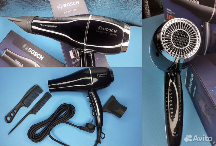 Профессиональный фен Bosh Пакикмахер Ion Pro Salon