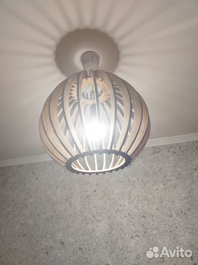 Люстра светильник из фанеры