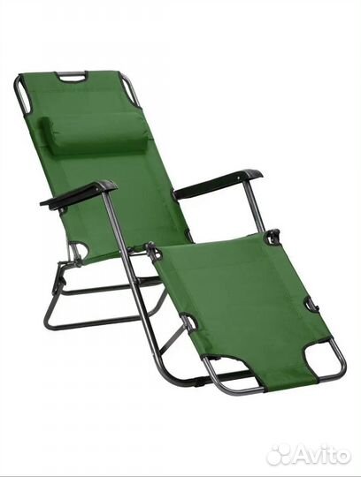 Кресло шезлонг складное