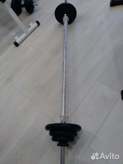 Штанга 25-45-75 кг, блины, гантели