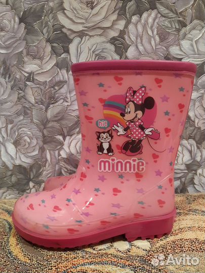 Резиновые сапоги для девочки